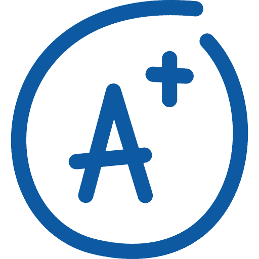 Icon of an A+